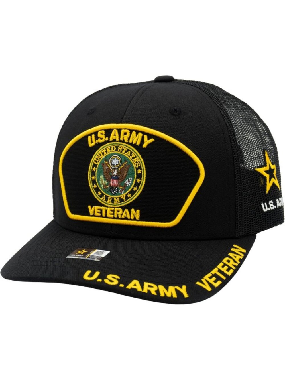 Stylish Army Veteran Baseball Cap with Official Patch Seal - Perfect Gift for